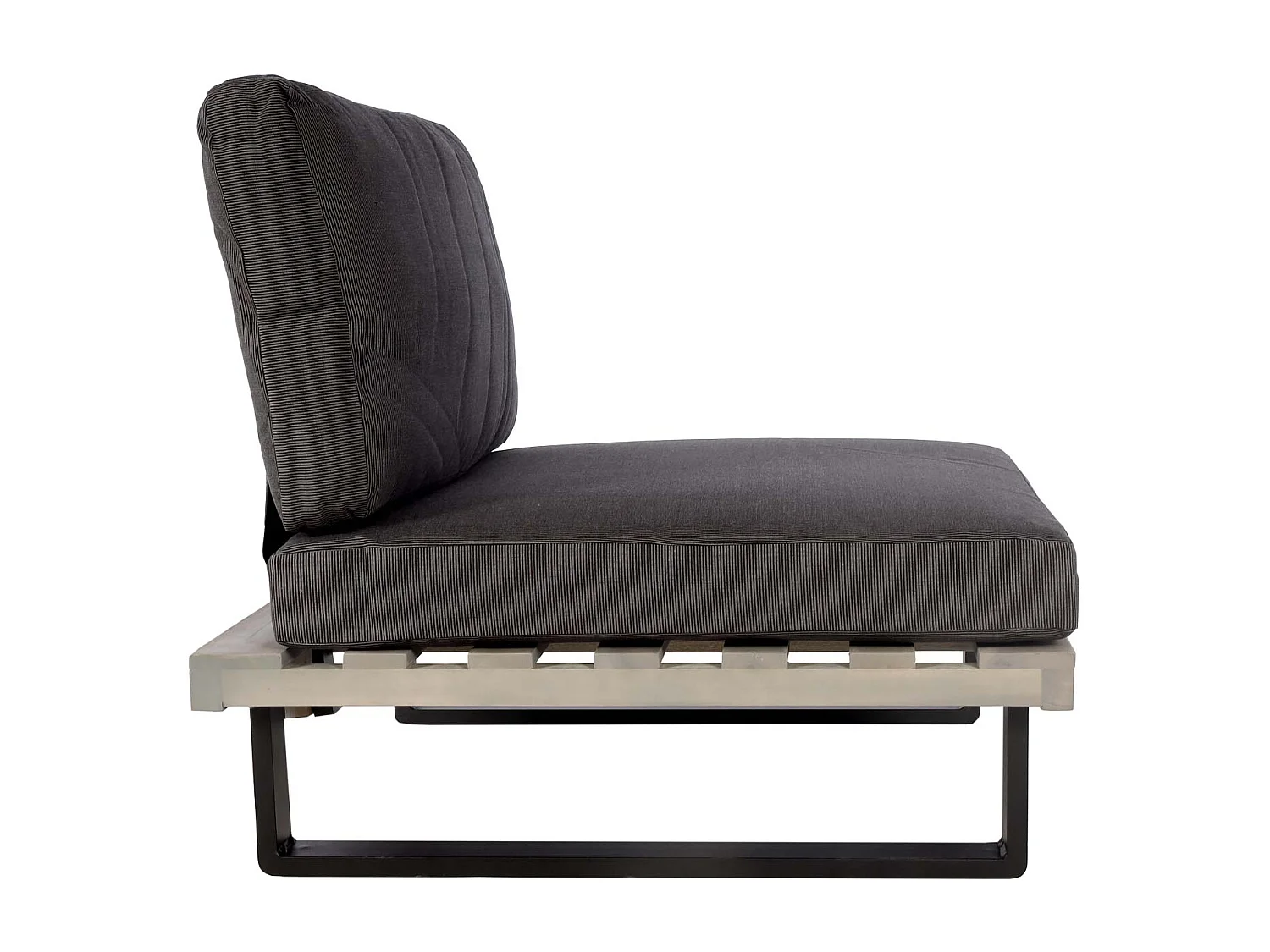 Fauteuils lounge MCW-H54 (lot de 2),  gris, rembourrage gris foncé