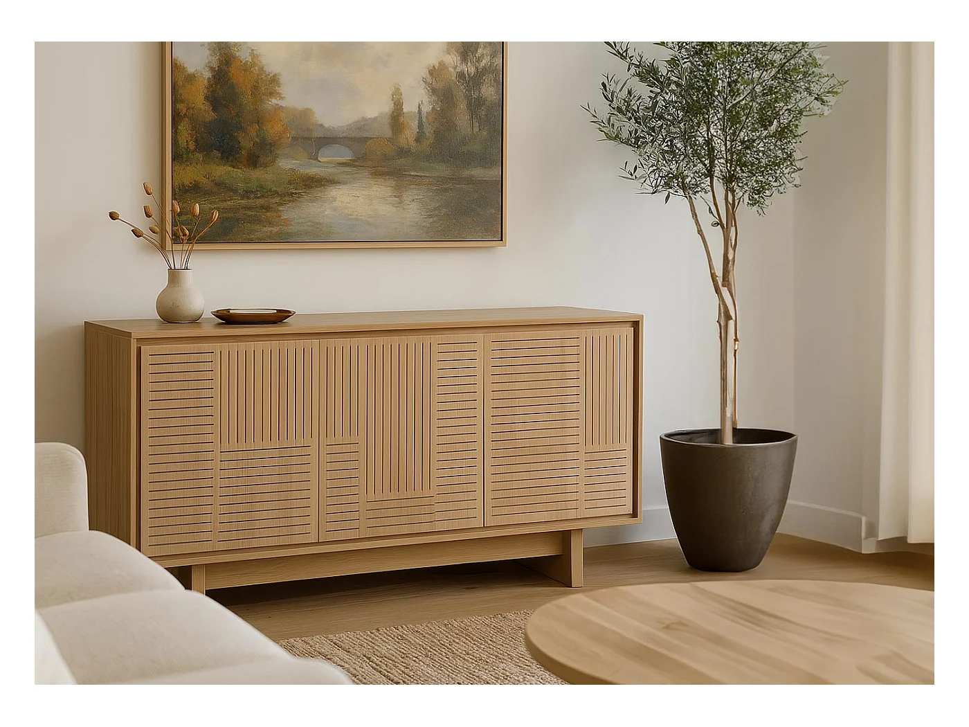 Buffet MCW-O35,  Orme naturel