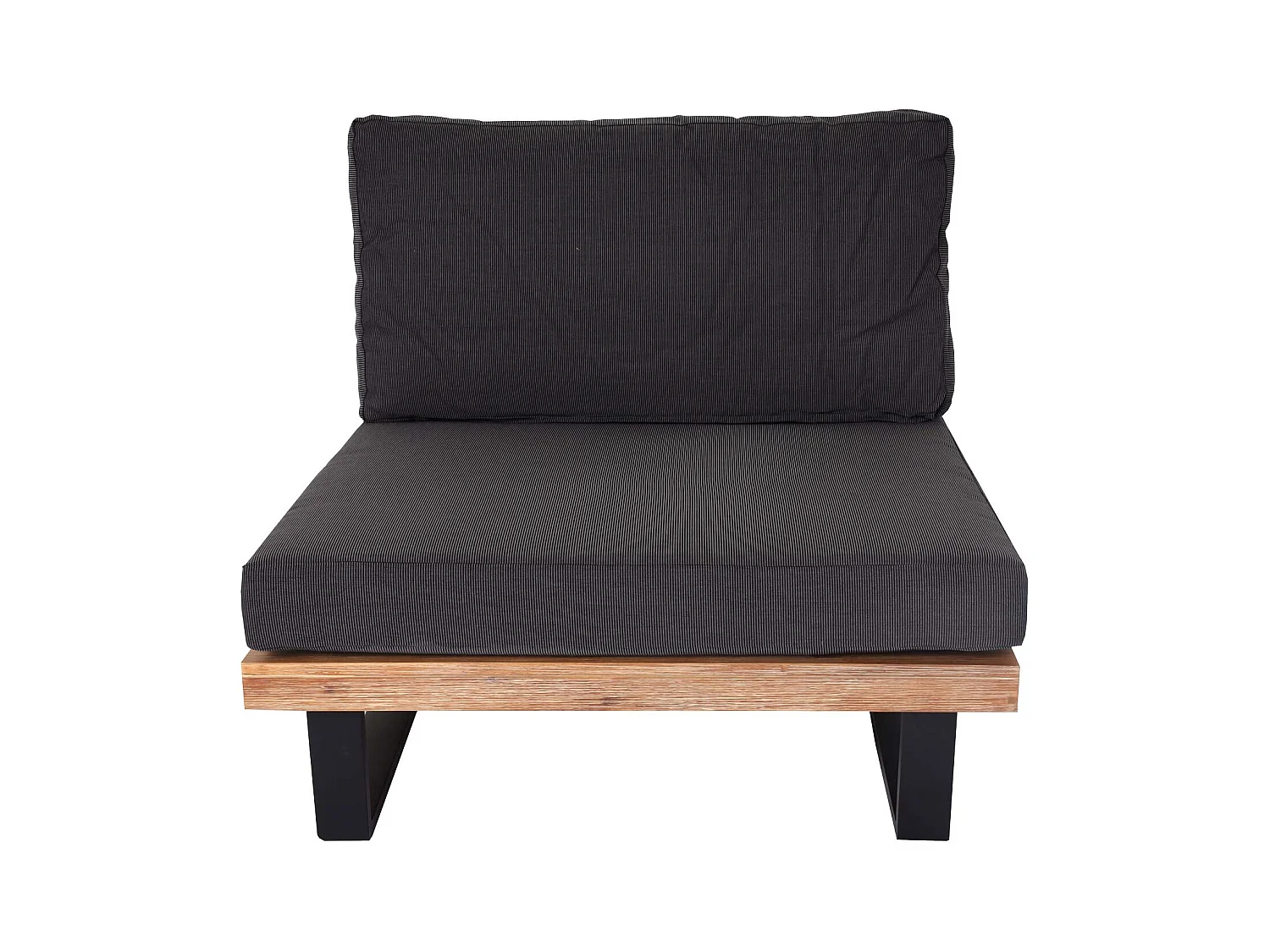 Fotel wypoczynkowy MCW-H54 (zestaw 2 szt.),  jasnobrązowe, tapicerka ciemnoszara