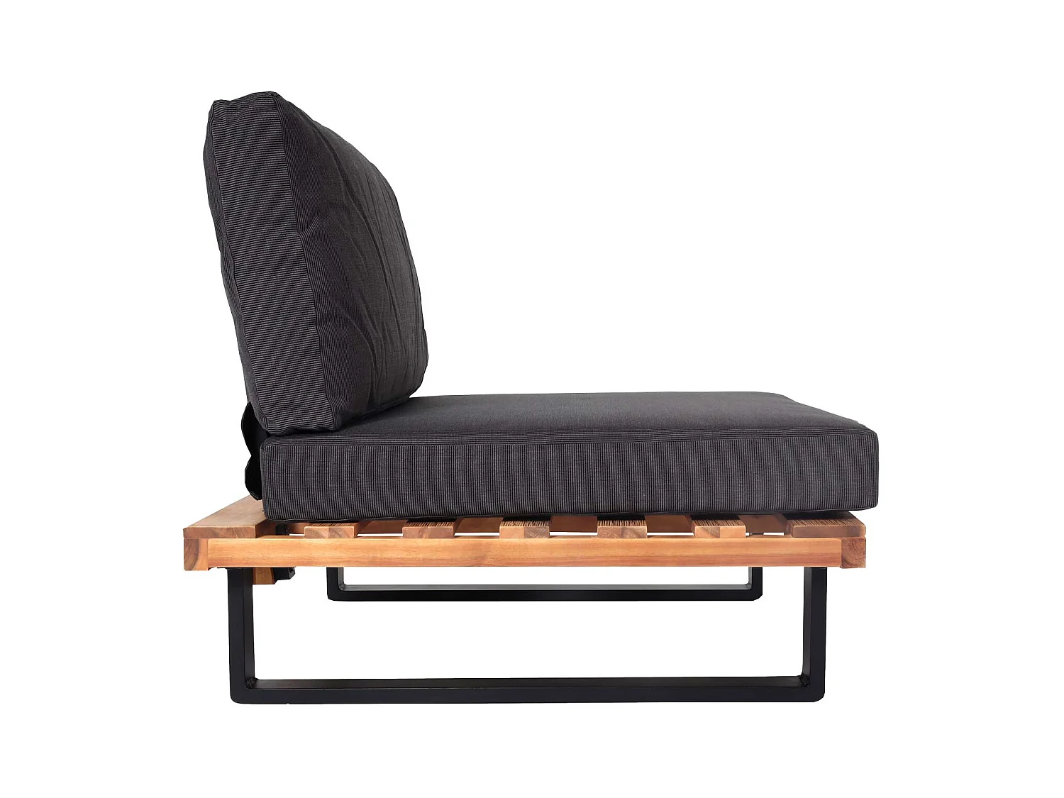 Fotel wypoczynkowy MCW-H54 (zestaw 2 szt.),  jasnobrązowe, tapicerka ciemnoszara