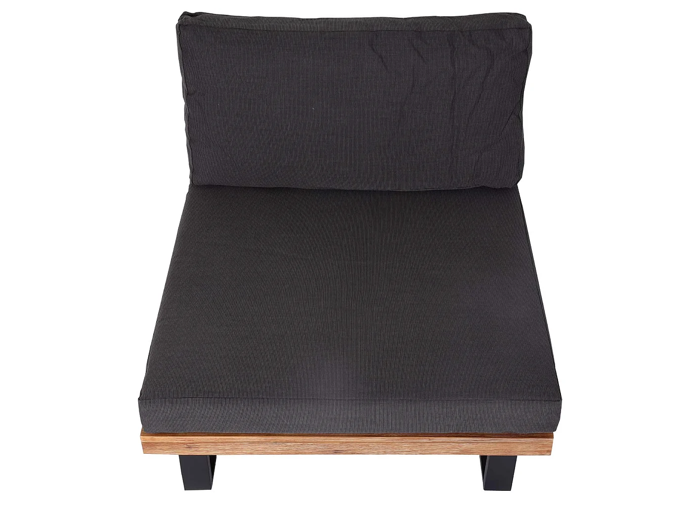 Fauteuils lounge MCW-H54 (lot de 2),  brun clair, rembourrage gris foncé