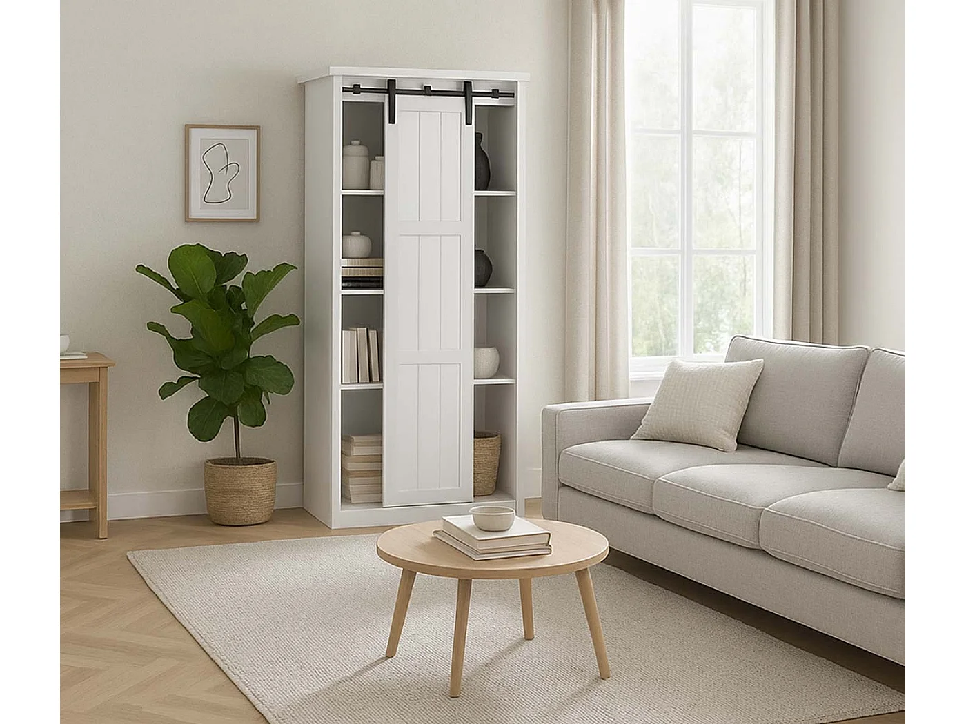 Szafka MCW-K75,  biała