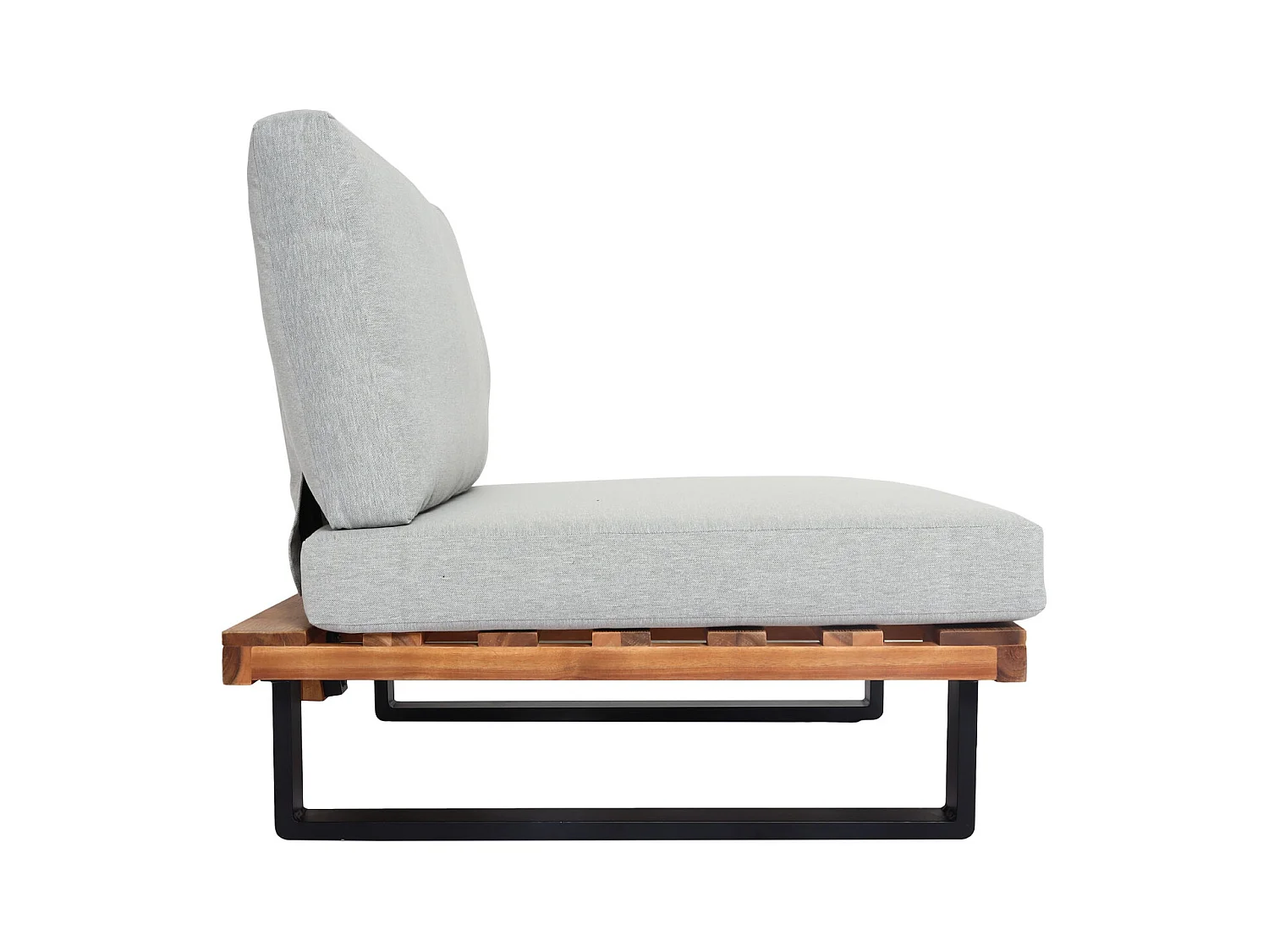 Fotel wypoczynkowy MCW-H54 (zestaw 2 szt.),  jasnobrązowe, tapicerka jasnoszara