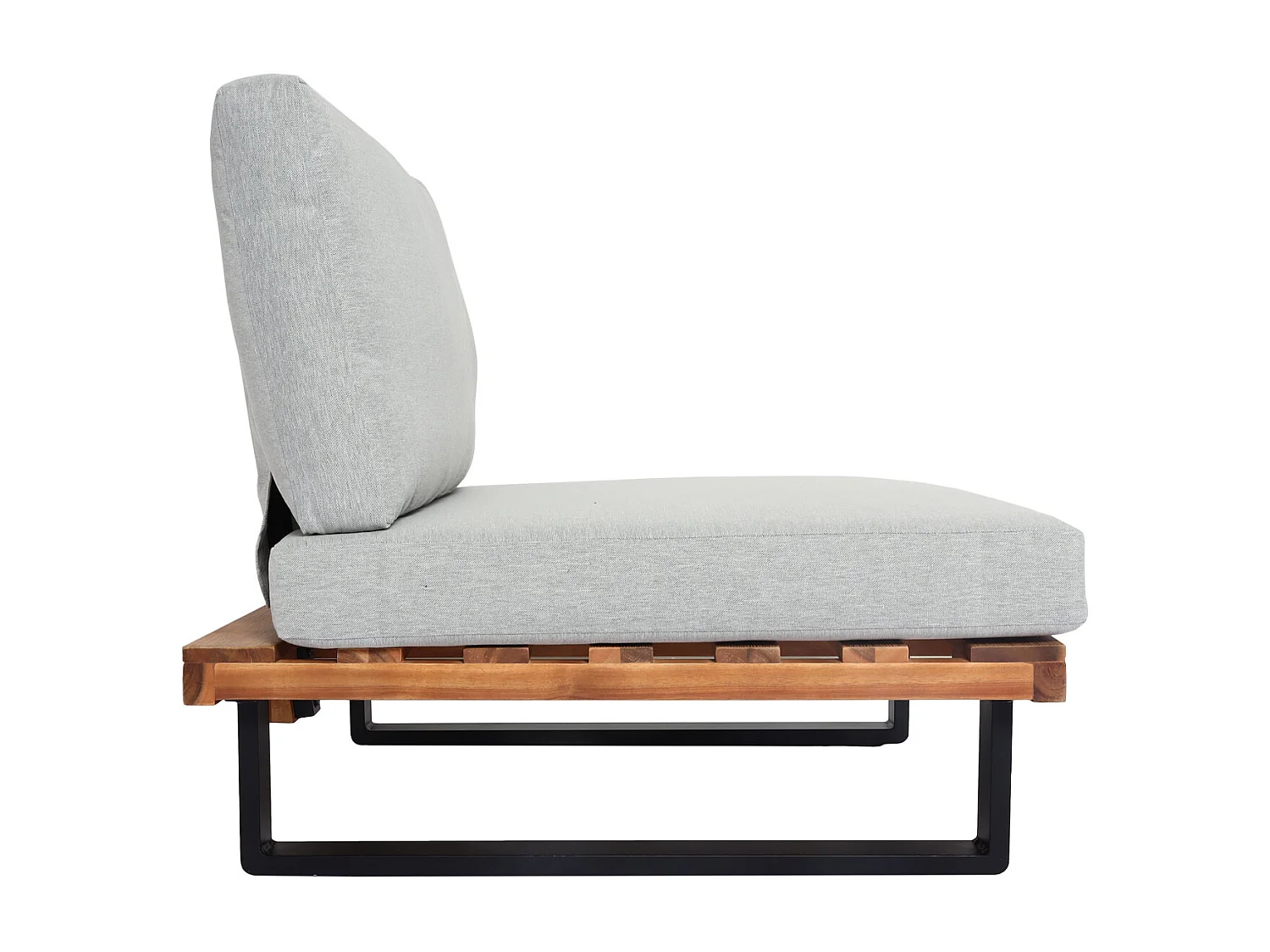 Fotel wypoczynkowy MCW-H54 (zestaw 2 szt.),  jasnobrązowe, tapicerka jasnoszara