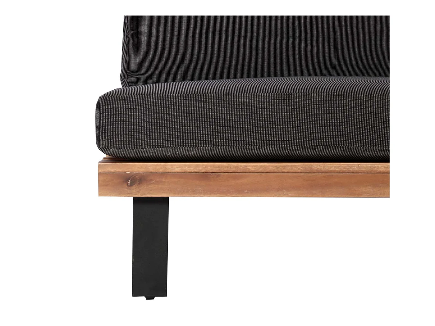 Fauteuils lounge MCW-H54 (lot de 2),  marron, rembourrage gris foncé