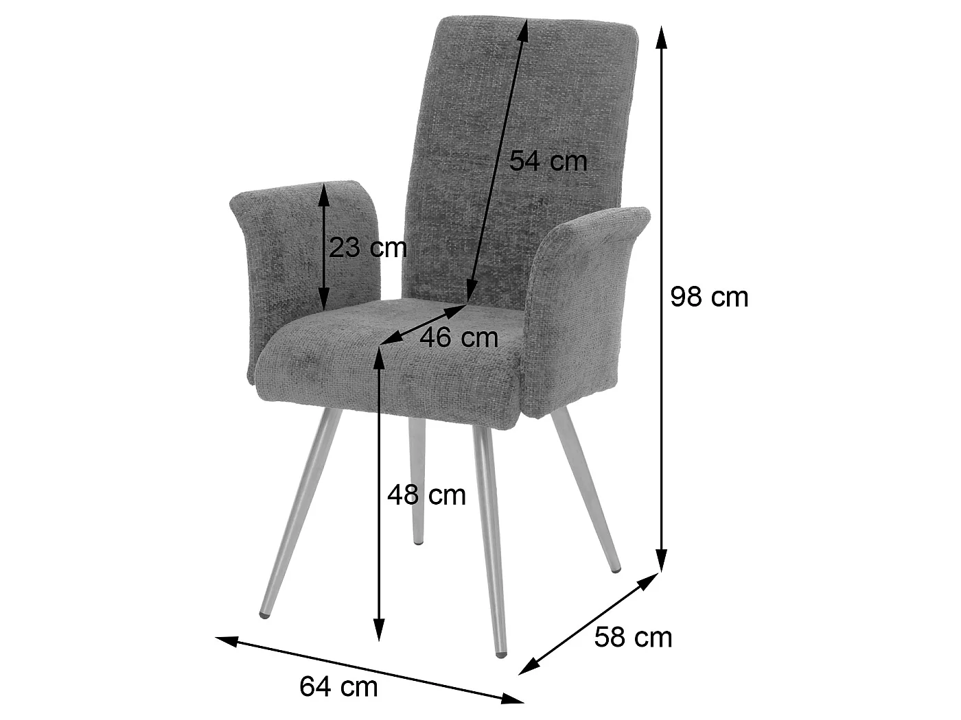 Ensemble de salle à manger MCW-G55 (3 pièces),  crème