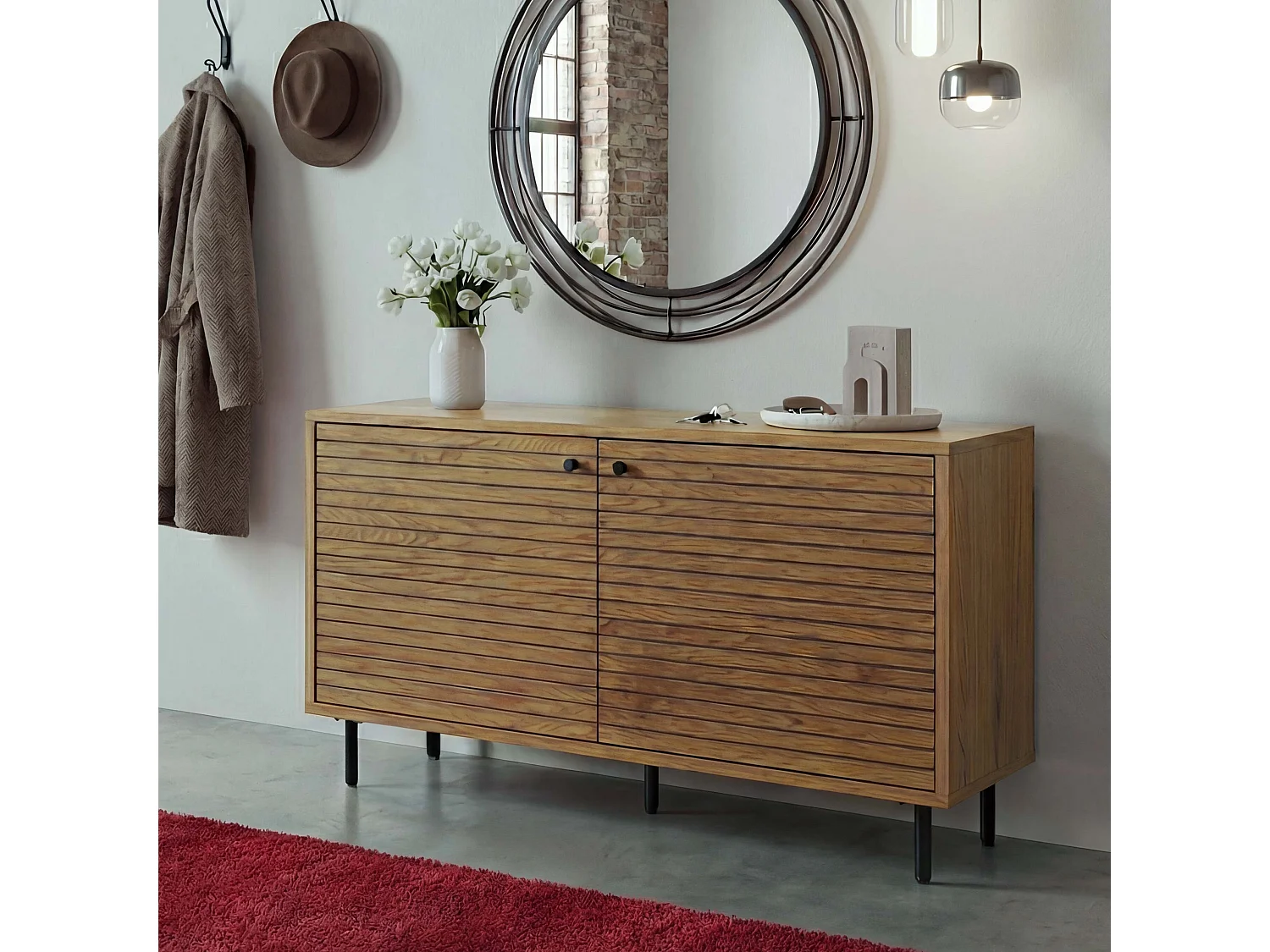Commode MCW-N78,  naturel