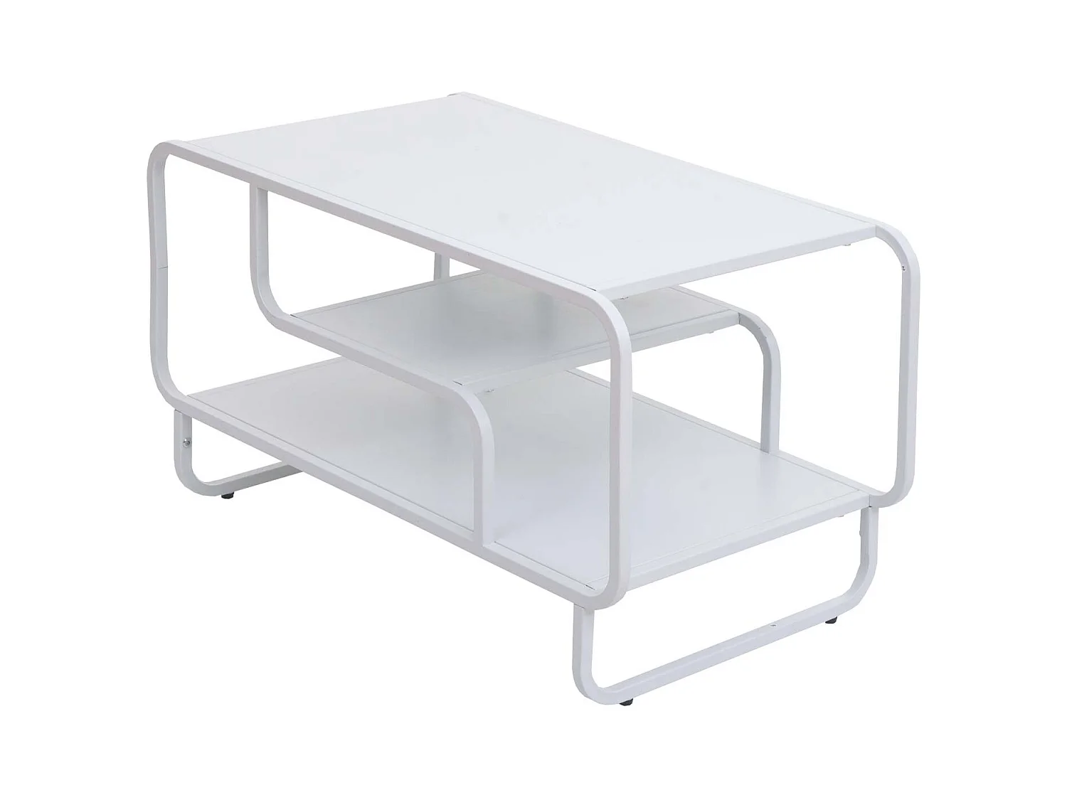 Table basse MCW-O49,  blanc