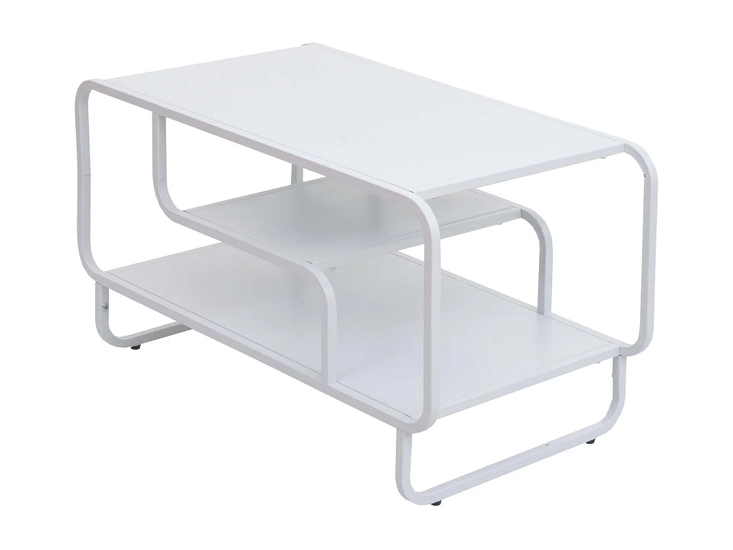 Table basse MCW-O49,  blanc