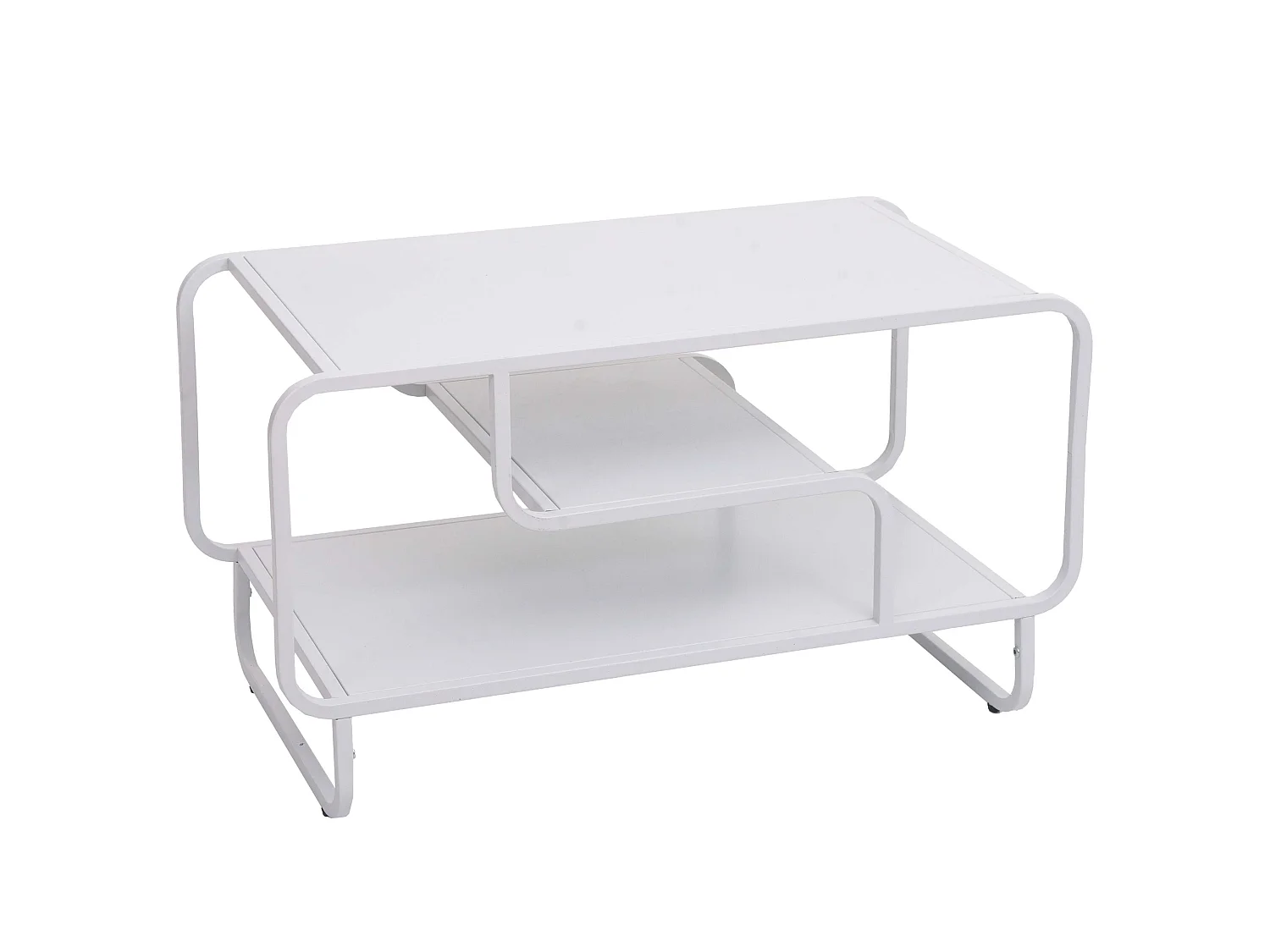 Table basse MCW-O49,  blanc