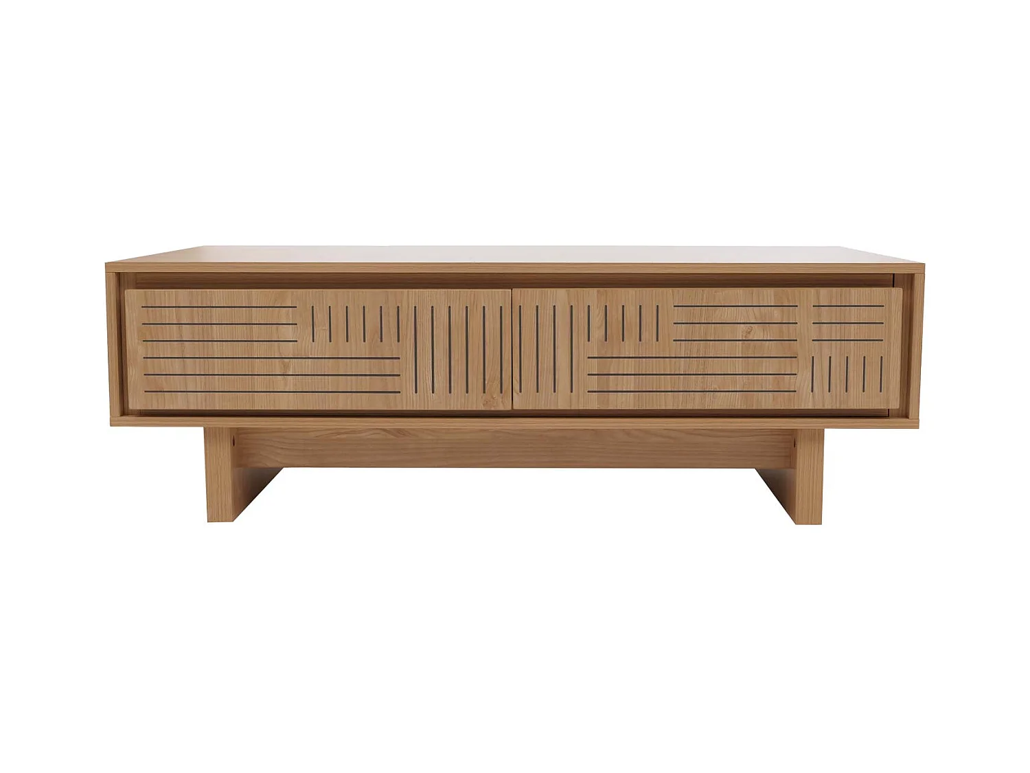 Table basse MCW-O33,  orme naturel