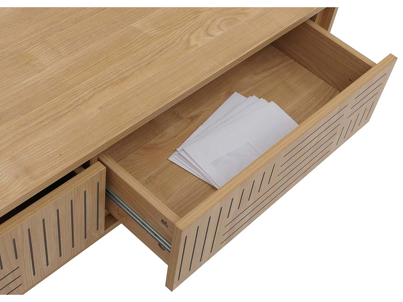 Stolik kawowy MCW-O33,  jesion naturalny