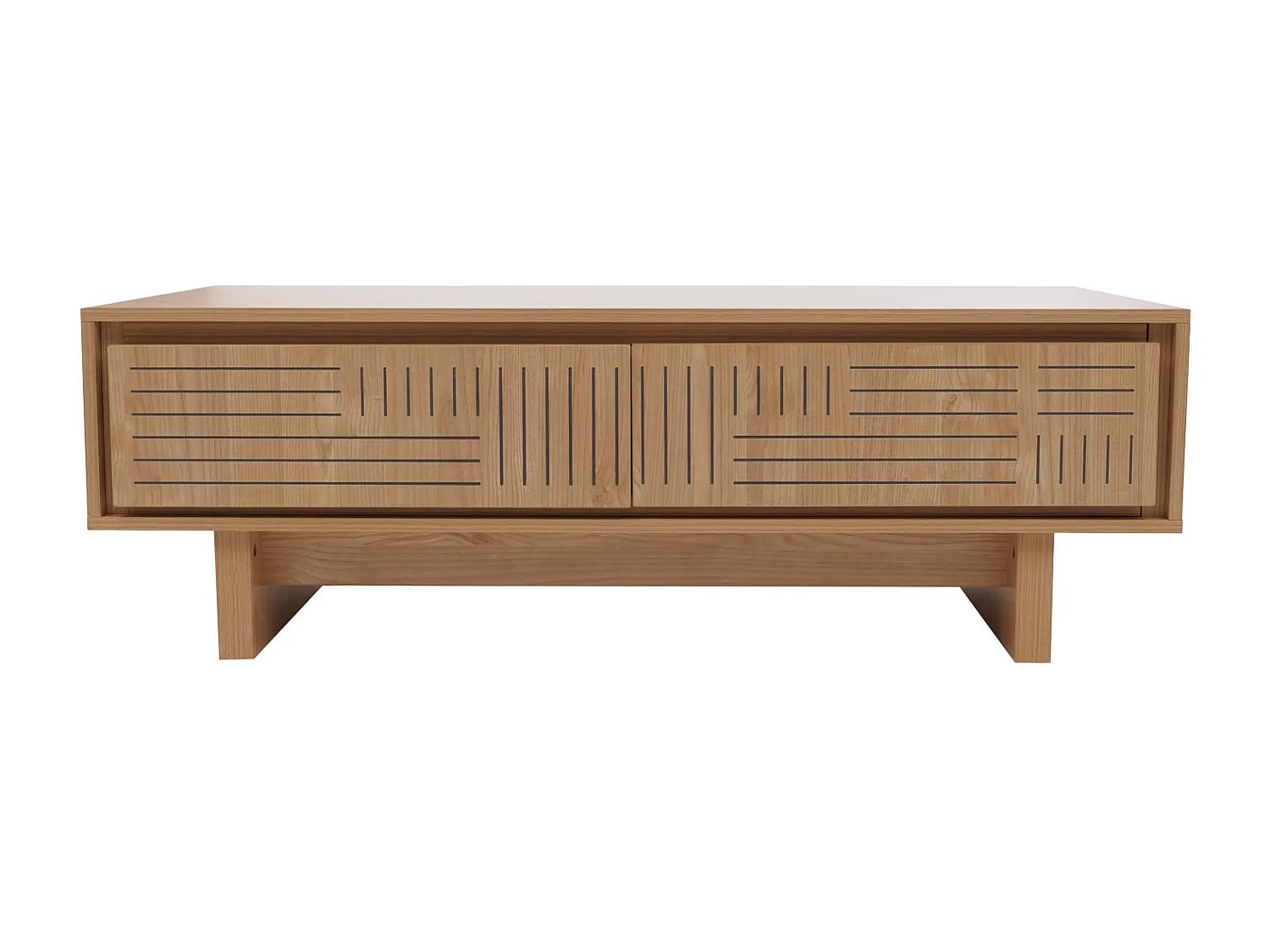 Stolik kawowy MCW-O33,  jesion naturalny