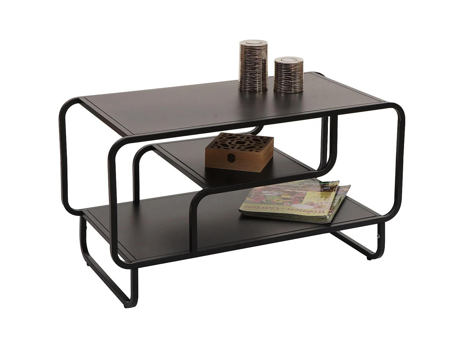 Stolik kawowy MCW-O49,  czarny