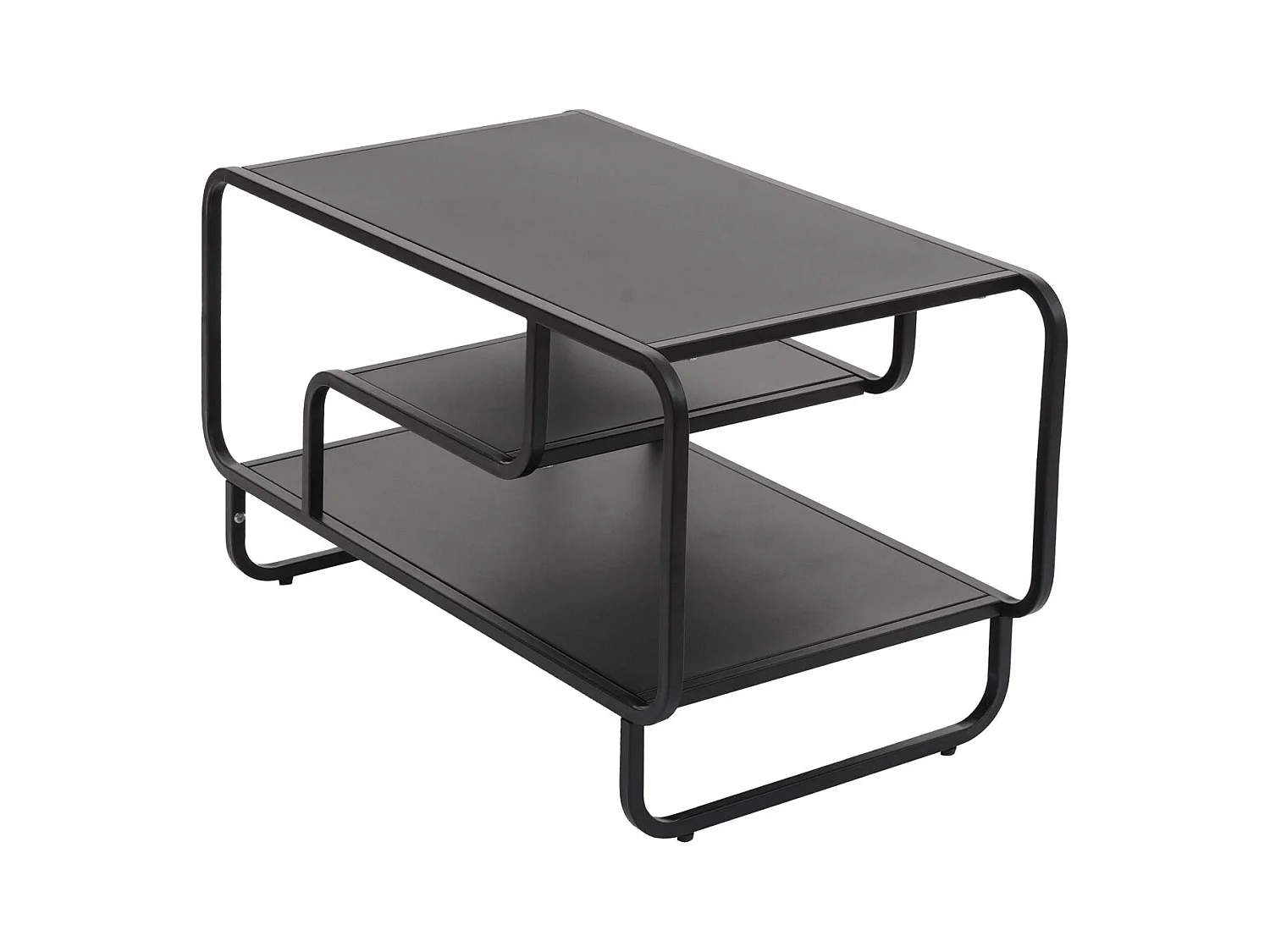 Stolik kawowy MCW-O49,  czarny