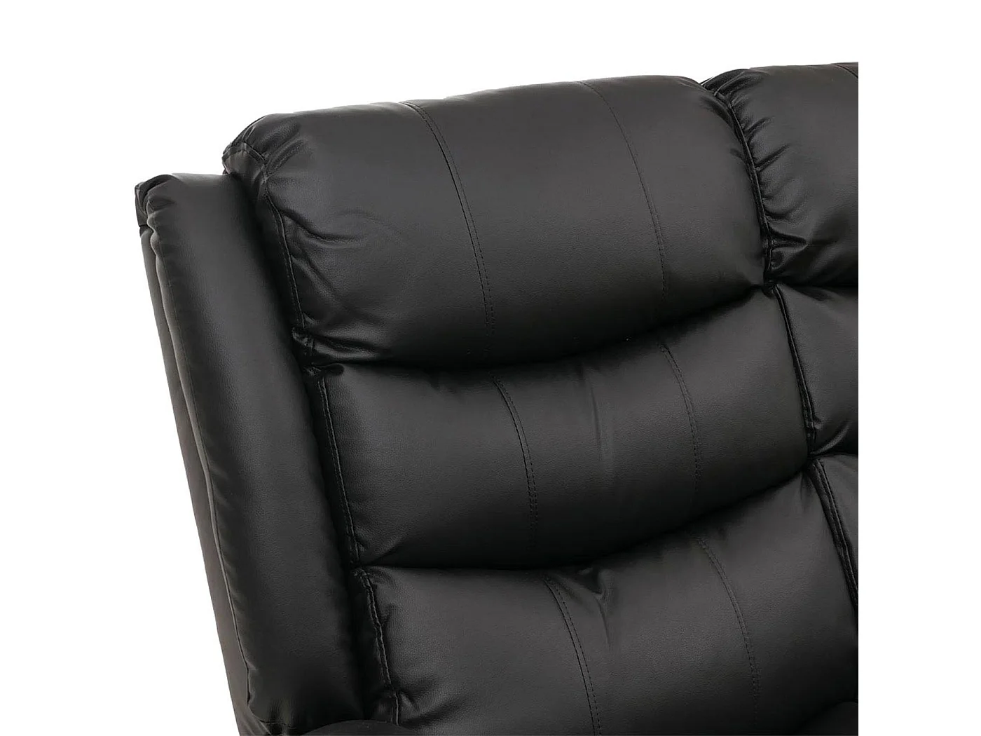 Fotel kinowy MCW-O62, zestaw 3 szt.,  czarny