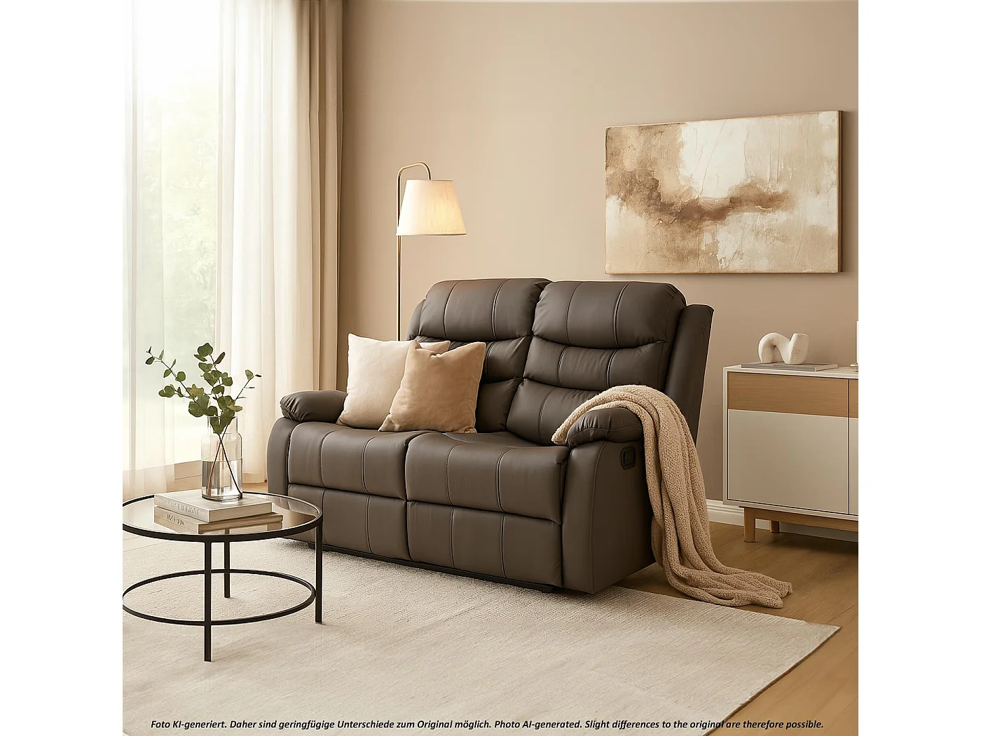 2-osobowy fotel kinowy MCW-O62,  szary