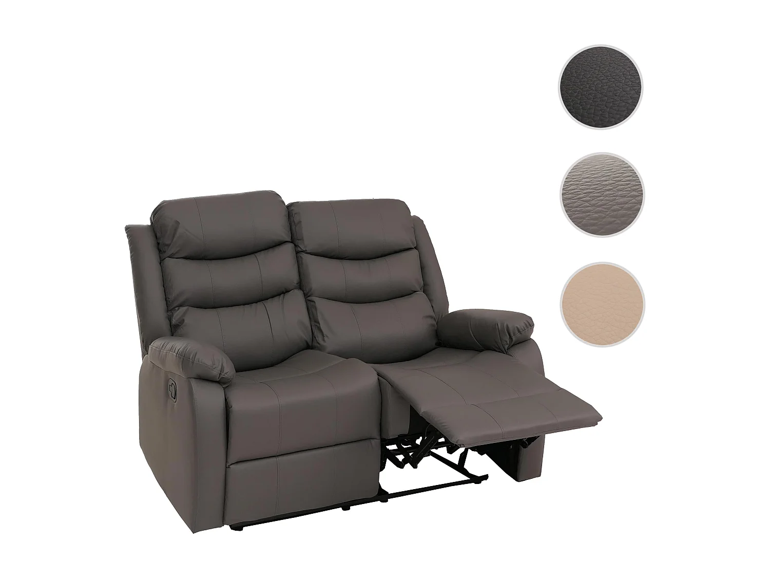 2-osobowy fotel kinowy MCW-O62,  szary