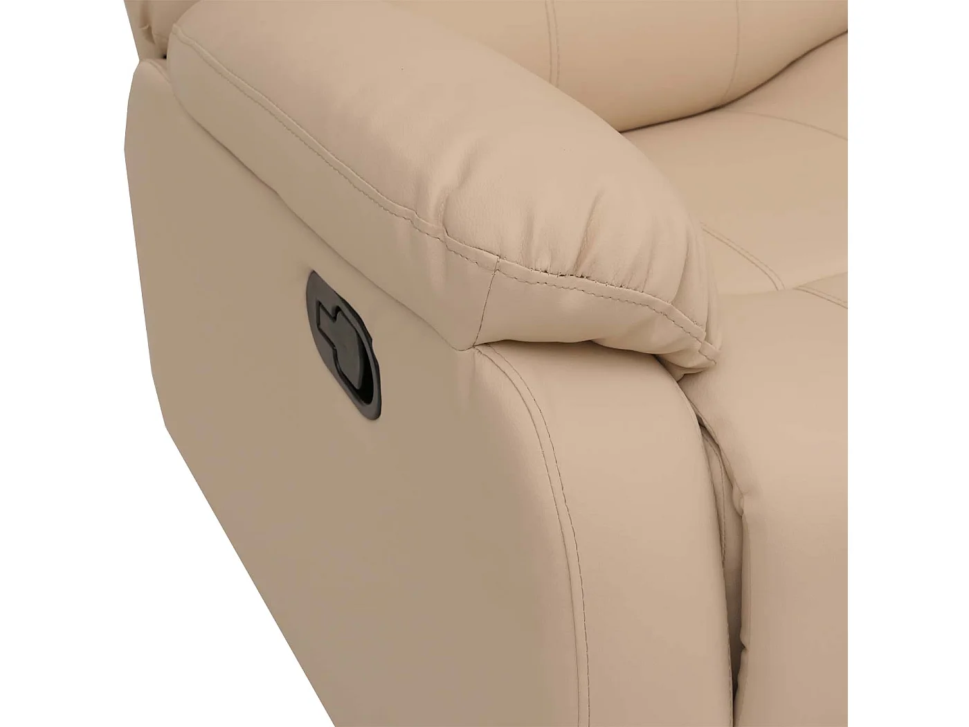 Fotel kinowy MCW-O62, zestaw 3 szt.,  kremowy