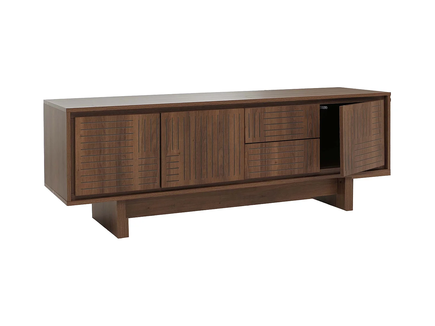 Meuble TV MCW-O34,  marron