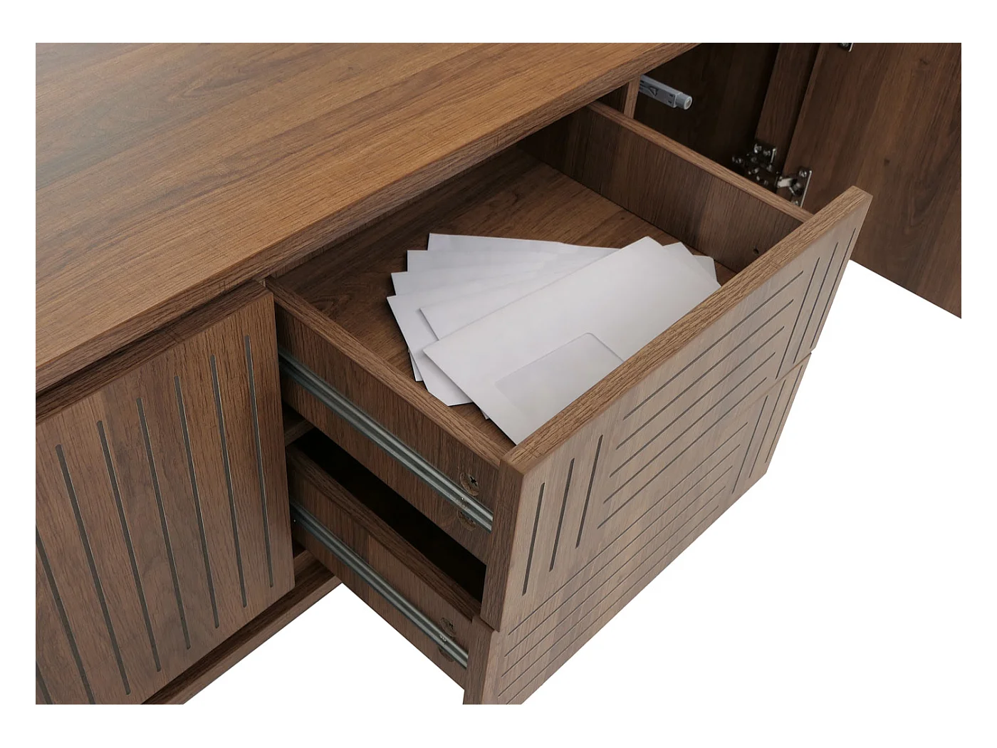 Meuble TV MCW-O34,  marron