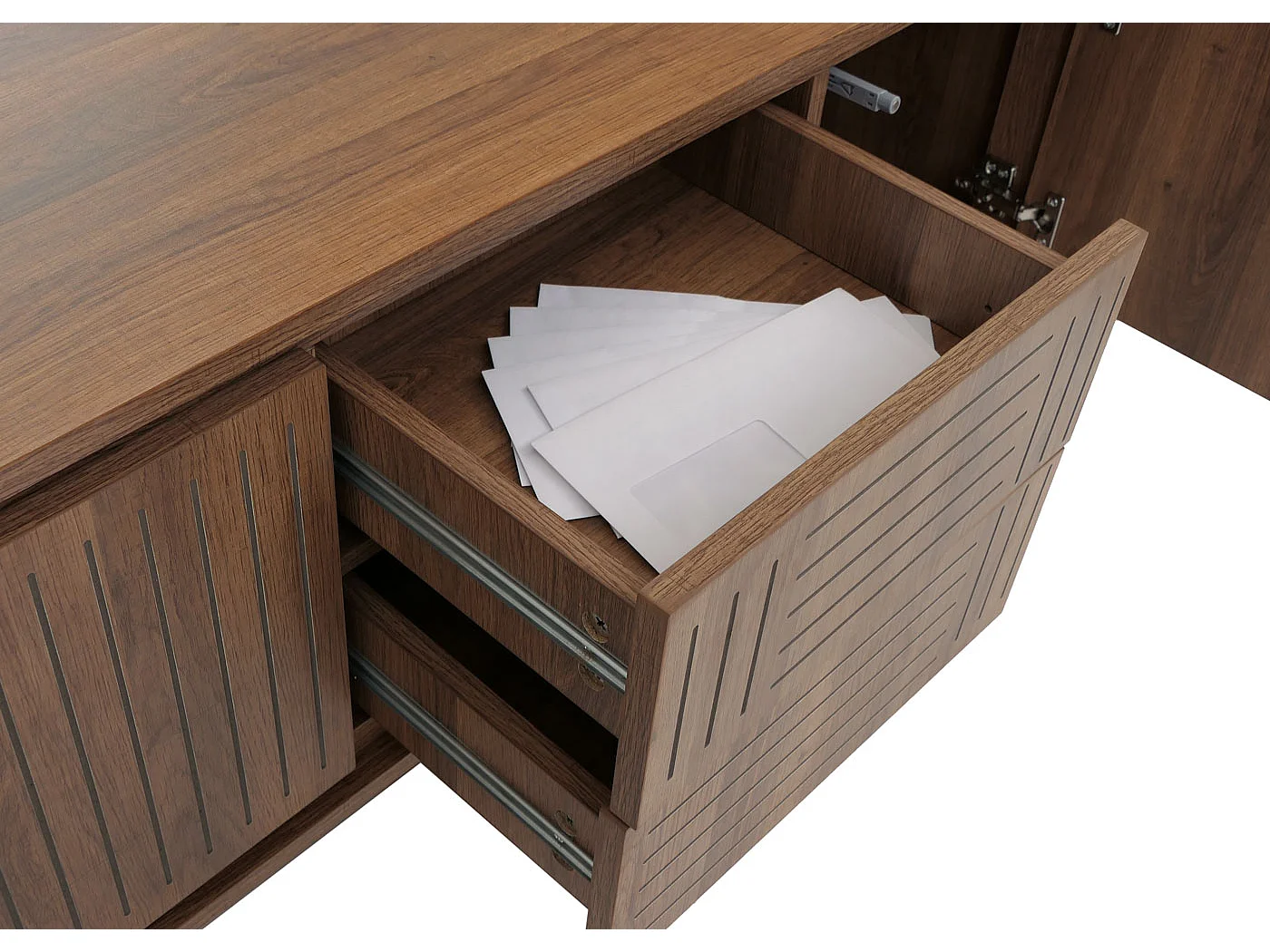 Meuble TV MCW-O34,  marron