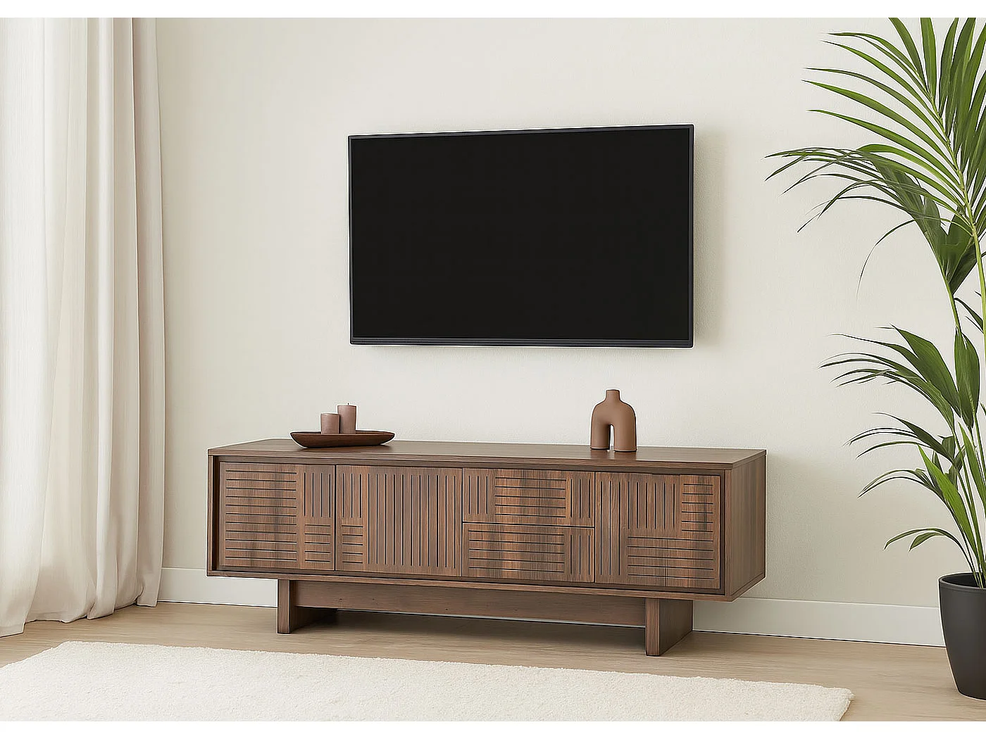 TV-Rack MCW-O34, Braun