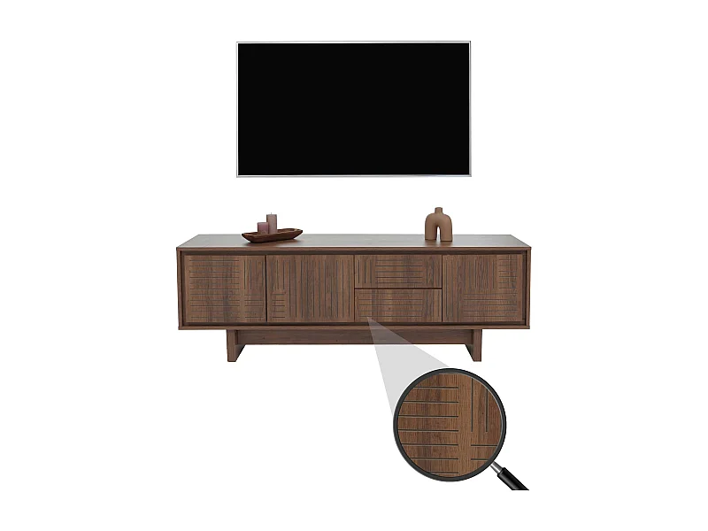 TV-Rack MCW-O34, Braun