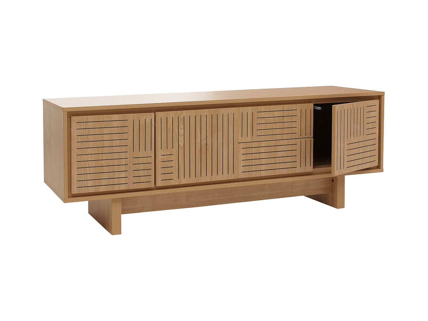 Meuble TV MCW-O34,  Orme naturel