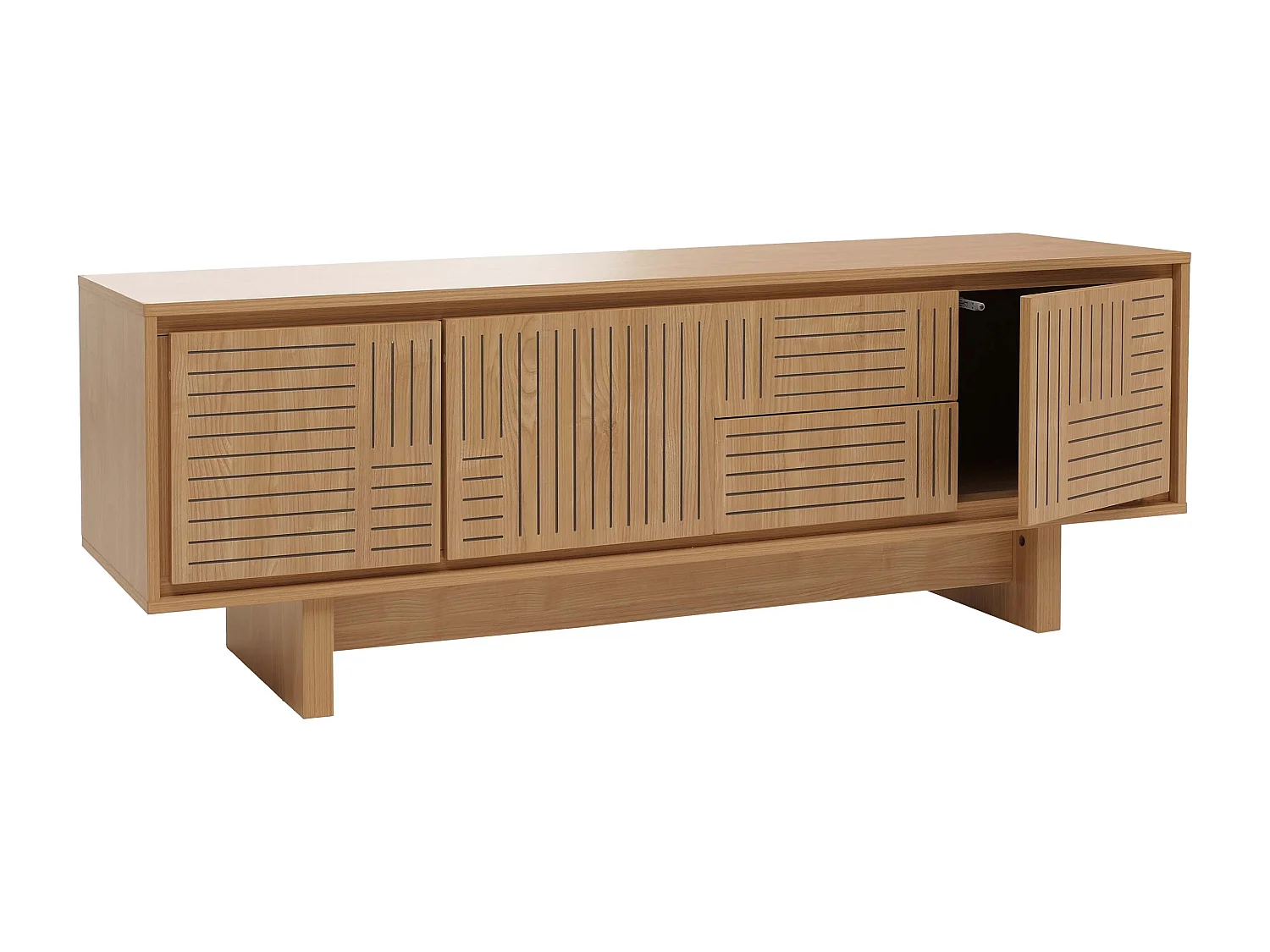Meuble TV MCW-O34,  Orme naturel