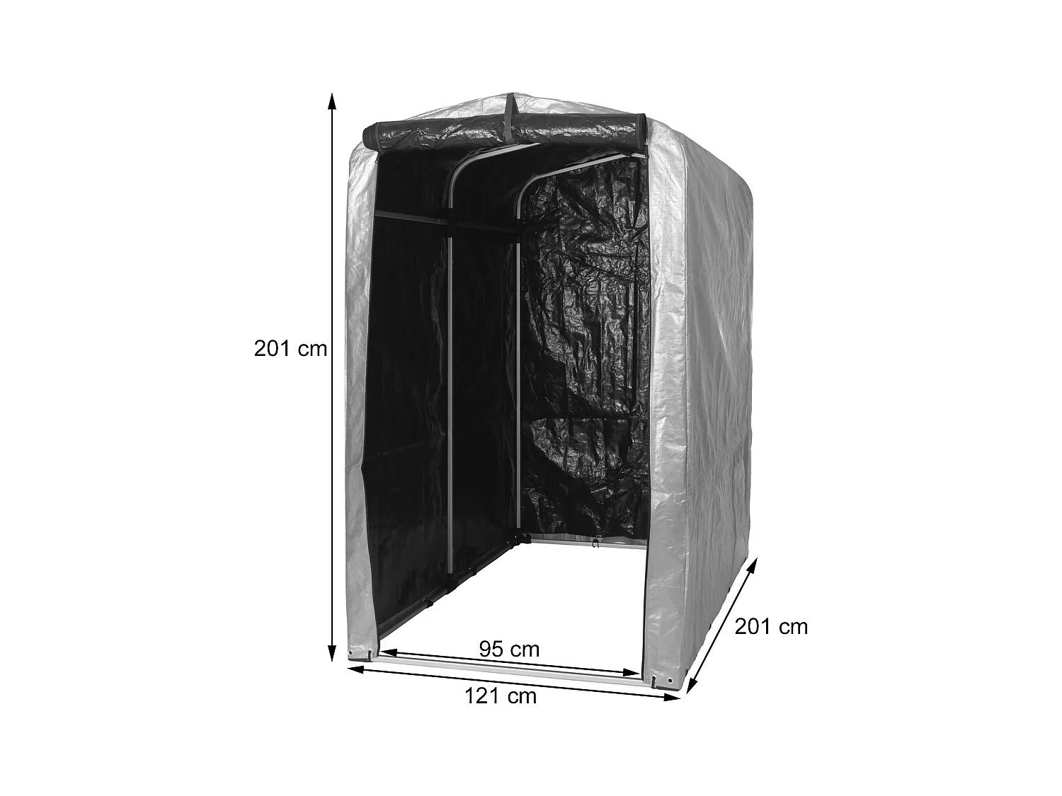 MCW-N61 garaż dla rowerów,  antracyt