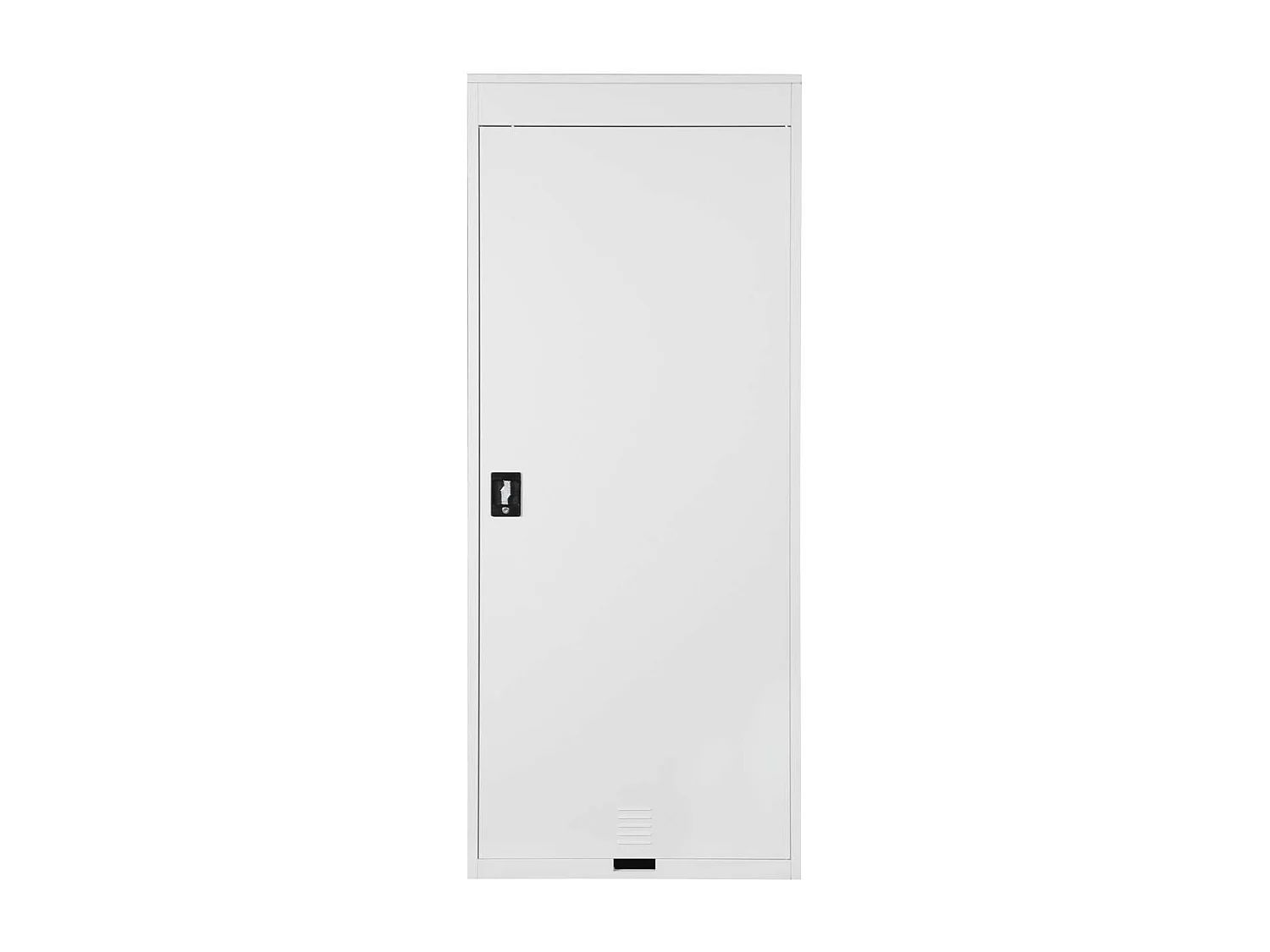 Garage armadio biciclette con serratura MCW-H66 metallo verniciato box singolo ~ grigio chiaro