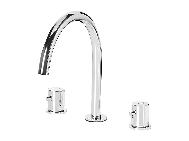 Robinet de lavabo COLICO Laiton Argenté