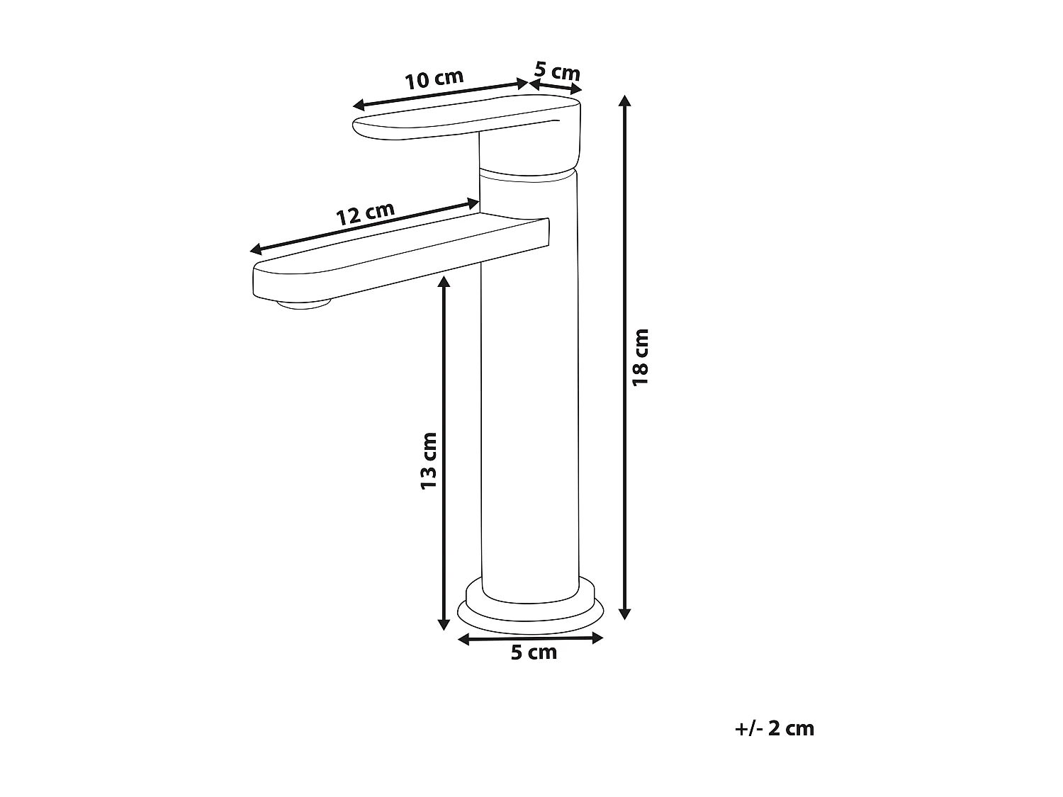 Robinet de lavabo COLHUE Laiton Noir
