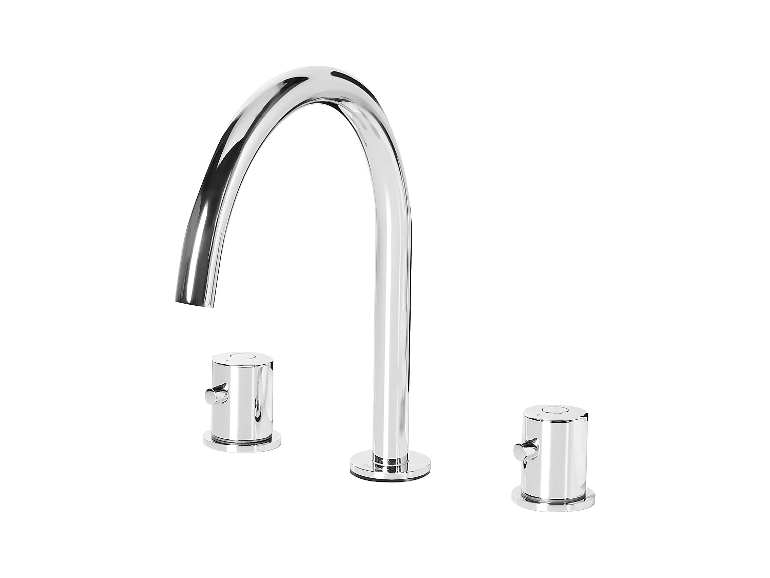 Robinet de lavabo PILCOMAYO Laiton Argenté