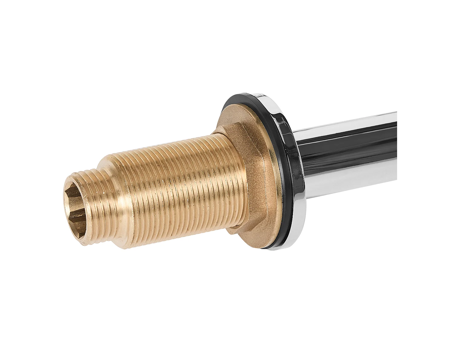Basin Mixer Tap PILCOMAYO Brass Silver