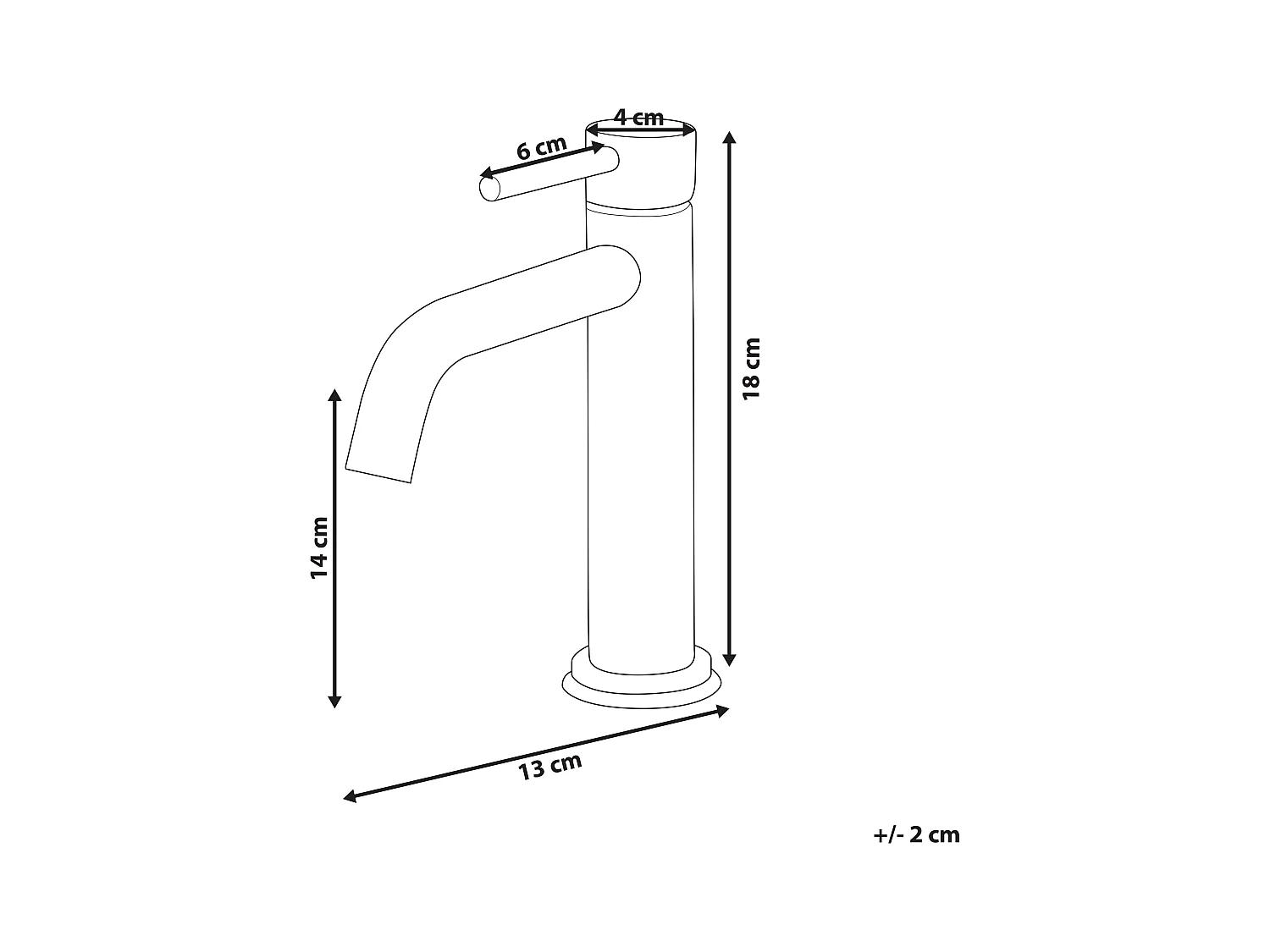 Robinet de lavabo SALINAS Laiton Doré