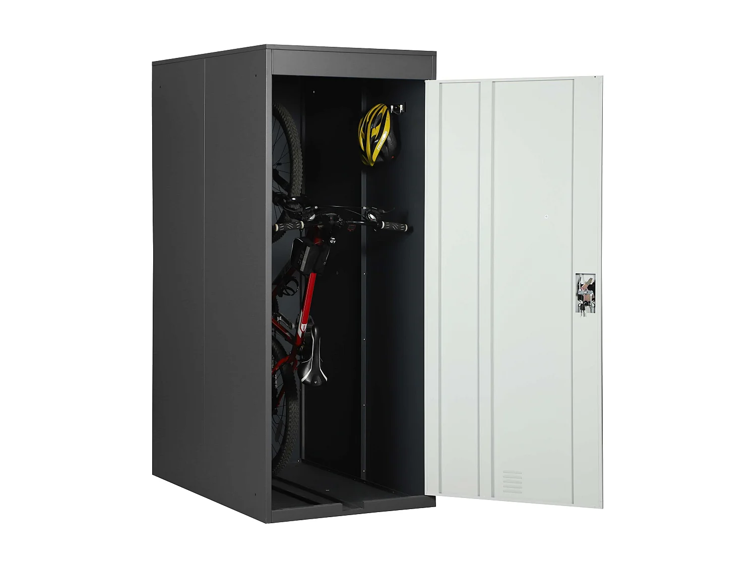 Fahrradgarage MCW-H66, Anthrazit-hellgrau