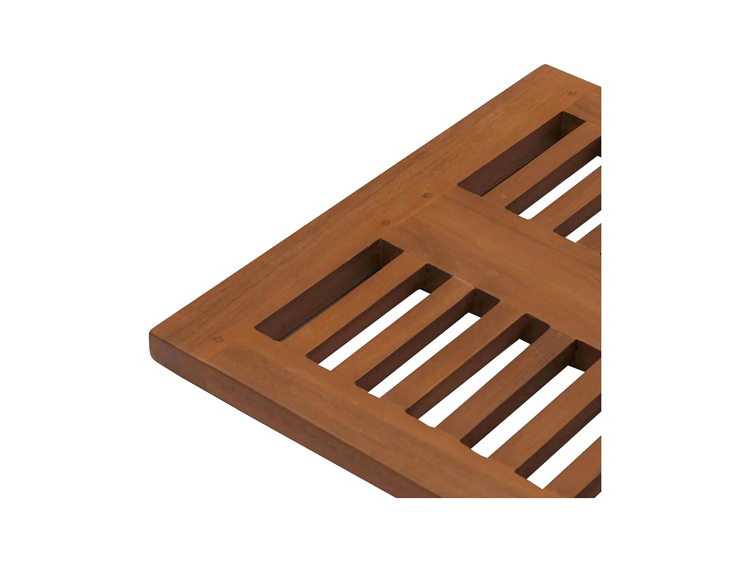 Alfombrilla de baño de teca MCW-M86