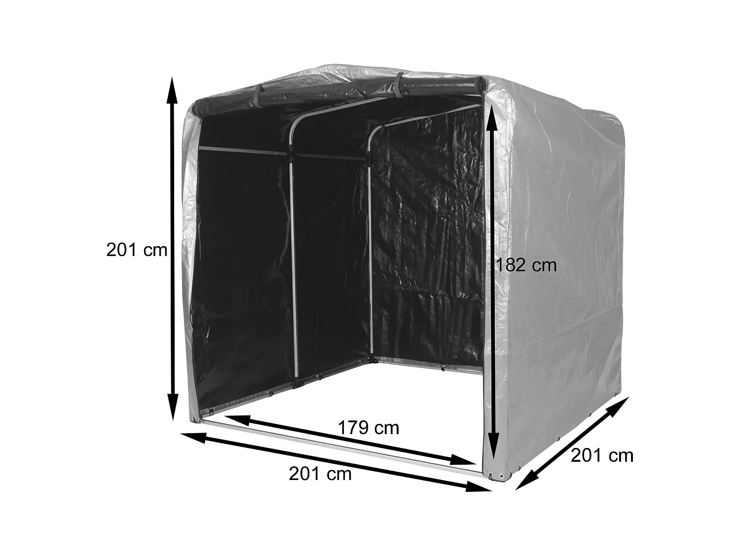 Fietsenstalling MCW-N61,  zilver