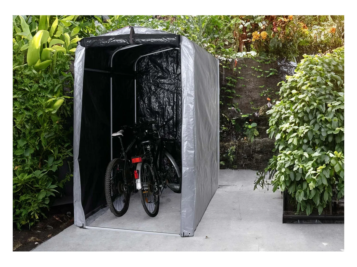 Fietsenstalling MCW-N61,  zilver