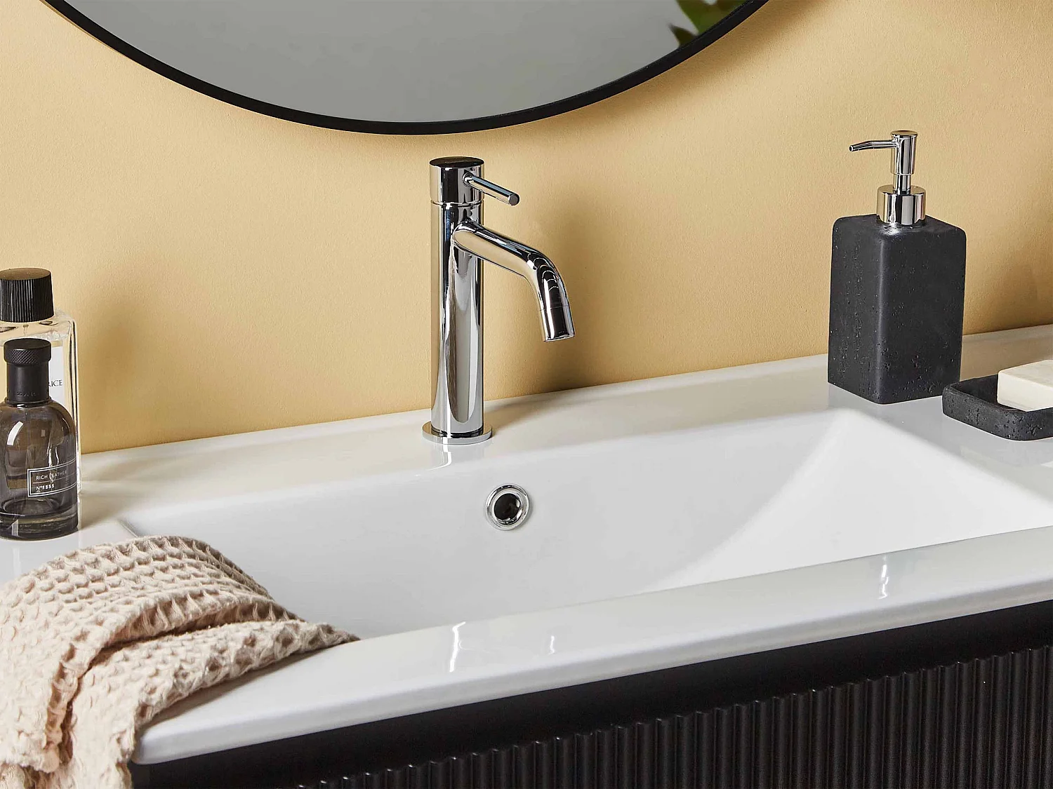 Robinet de lavabo SALINAS Laiton Argenté