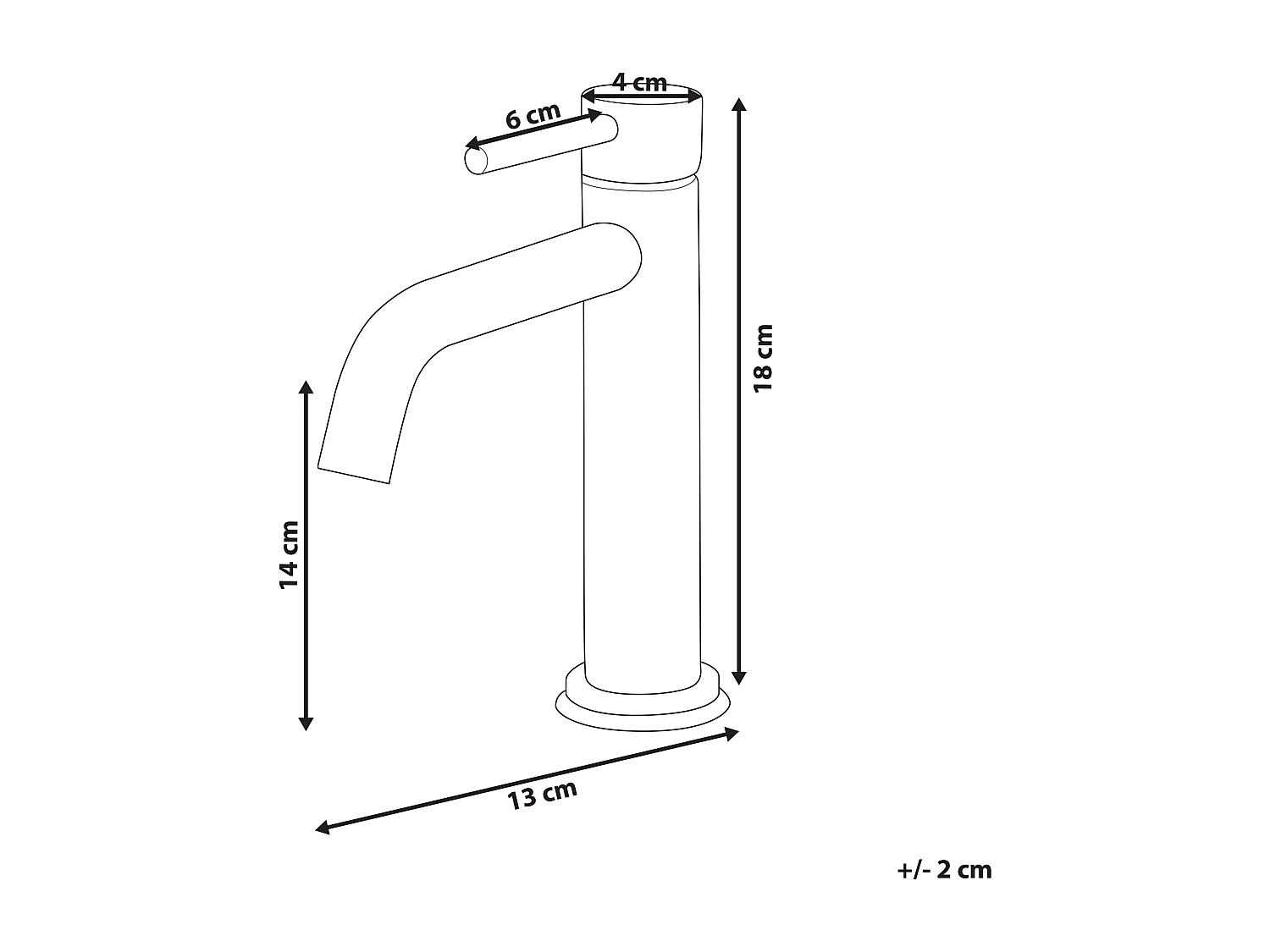 Robinet de lavabo SALINAS Laiton Argenté