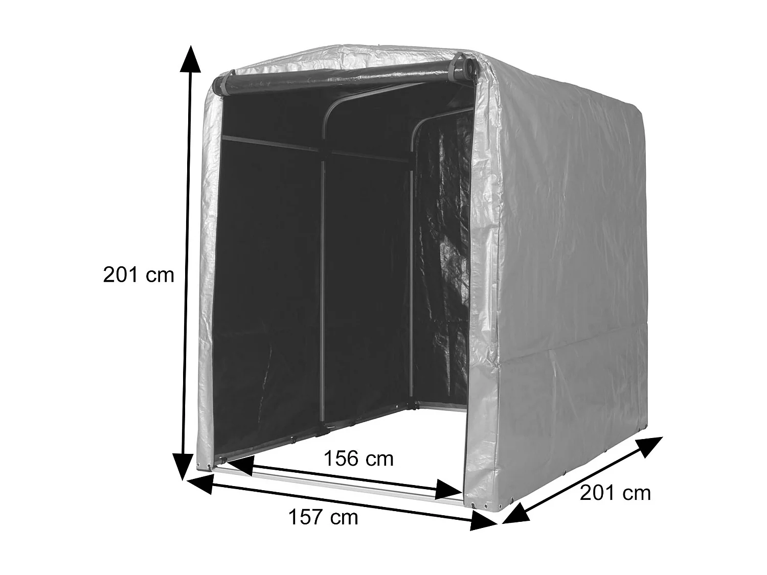 Garage à vélos MCW-N61,  anthracite