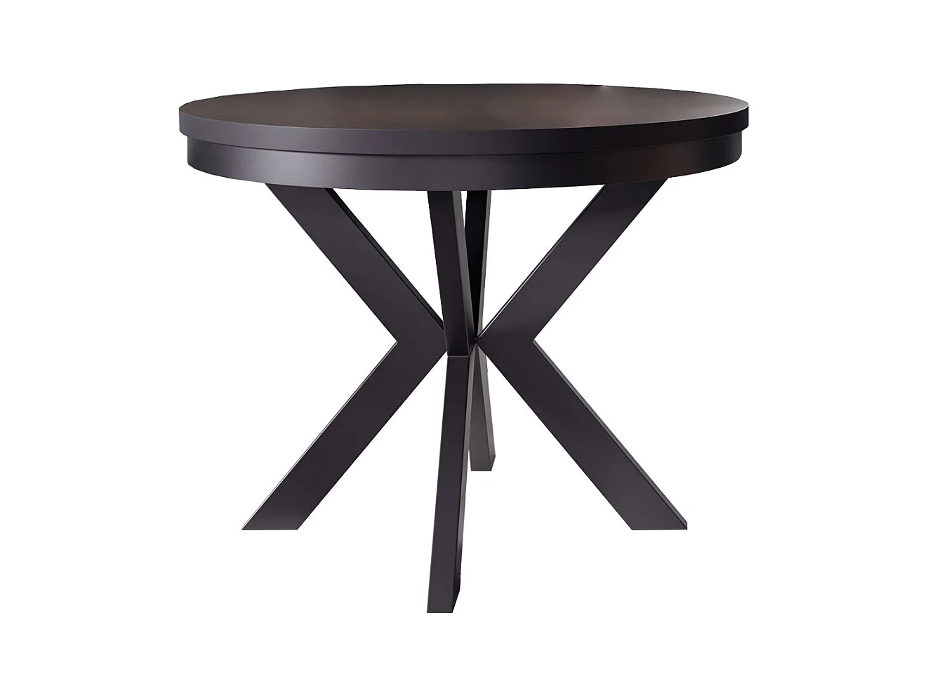 AUSZIEHBARER ESSTISCH Edder Sonoma Eiche / Weiß 90/166 / 90 / 76cm