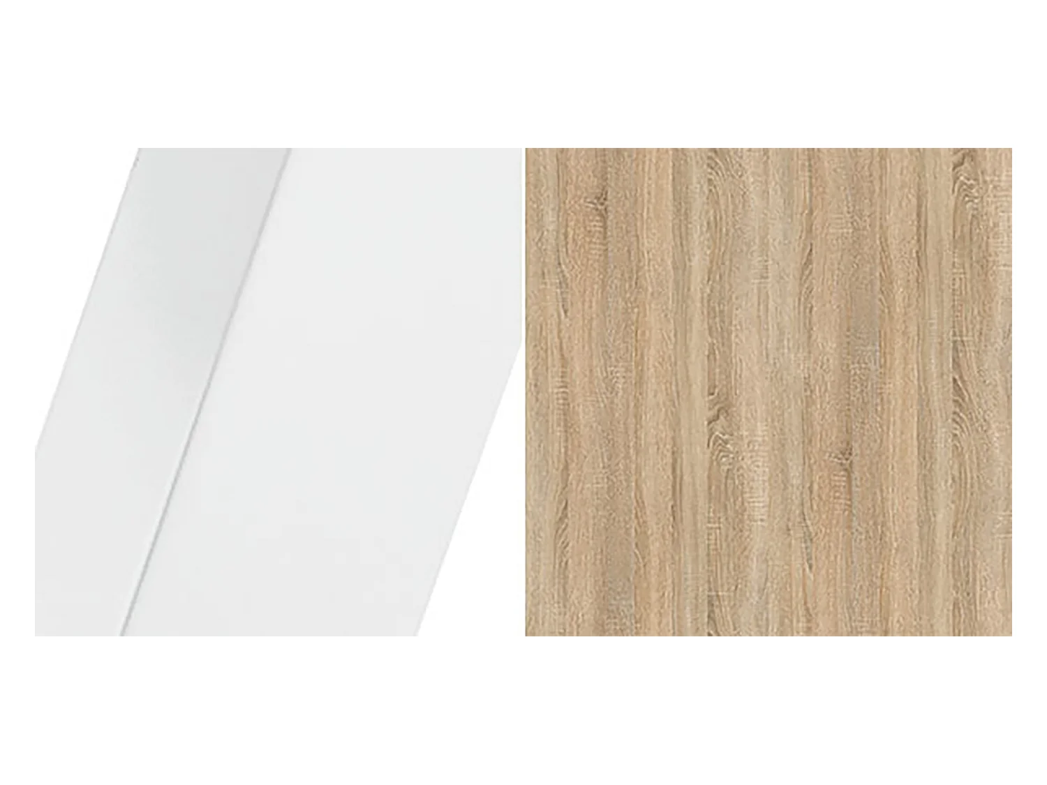 ESSTISCH Narvic 100 Sonoma Eiche / Weiß 100/176 / 100 / 76cm