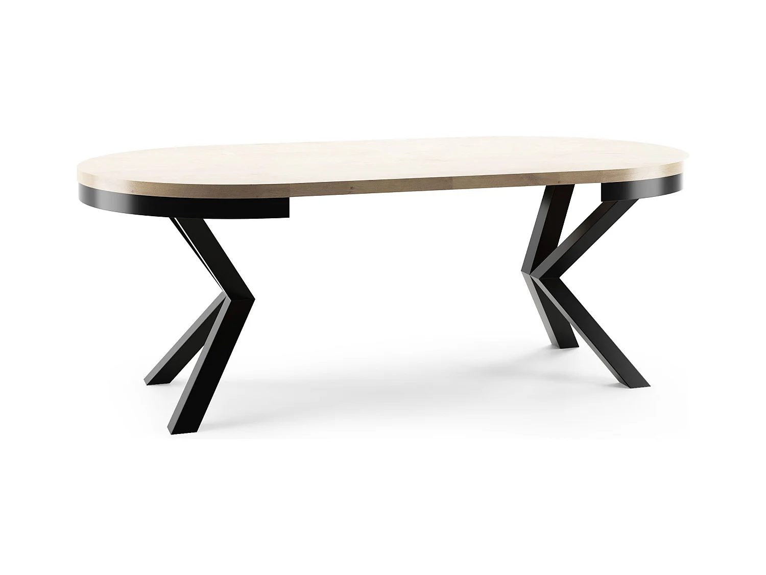 ESSTISCH Narvic 100 Sonoma Eiche / Weiß 100/176 / 100 / 76cm