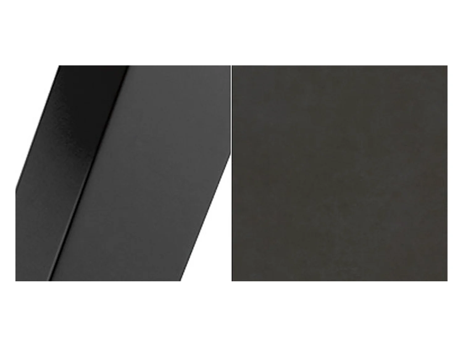 ESSTISCH Vento Smooth Concrete brown / Schwarz 160/260 / 90 / 76cm