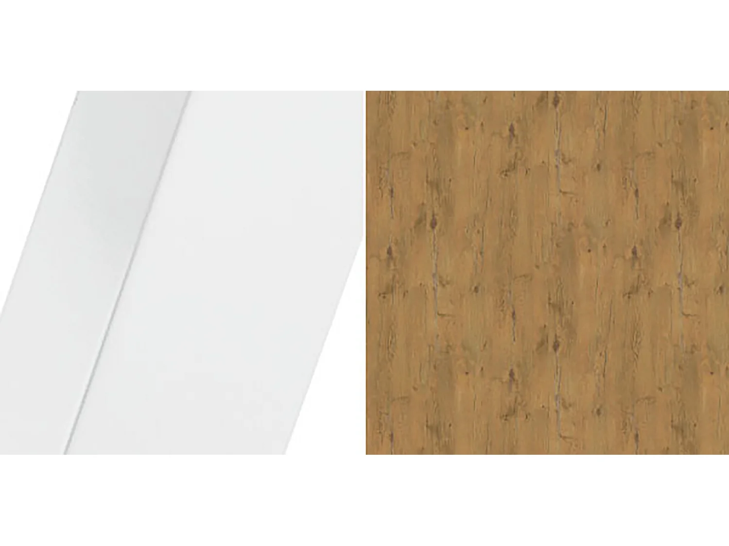 ESSTISCH Narvic 100 Eiche Lancelot / Weiß 100/176 / 100 / 76cm