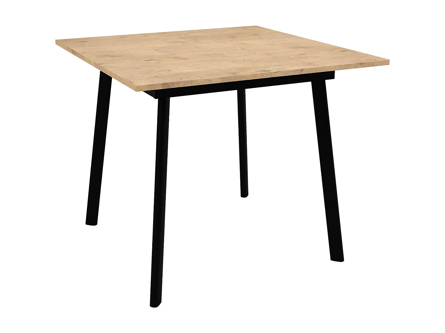 ESSTISCH Ibsen Smooth Concrete Brown / Schwarz 100/140 / 100 / 76 cm